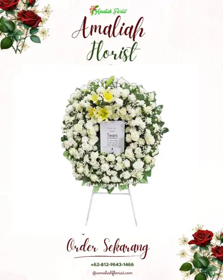 Krans Bunga Duka Tugu